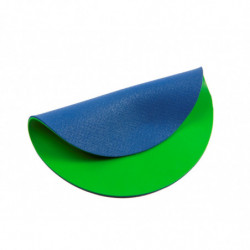 delimitatori circolari piatti per calcio e sintetico blu-verde
