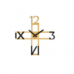 Orologio da parete a forma di croce colore oro