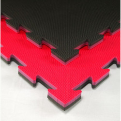 Tatami eva multi discipline rosso/nero 100x100x2.1 cm