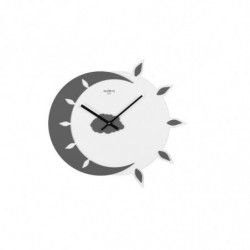 Orologio moderno design sole luna grigio