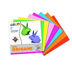 Carta per origami cm 10x10, 100pz, colori assortiti