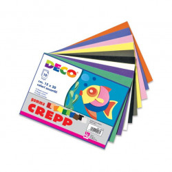 Gomma crepla 10 fogli 15x20cm in colori assortiti