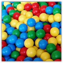 Palline colorate in plastica per riempire piscine morbide