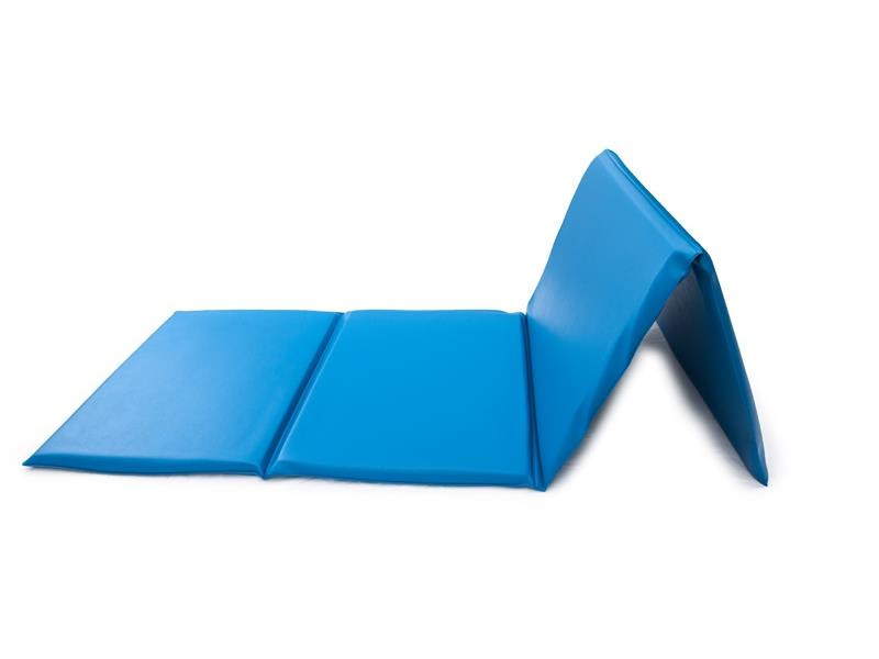 Tappetino imbottito rivestito in pvc lavabile e resistente per scuole e sport individuali